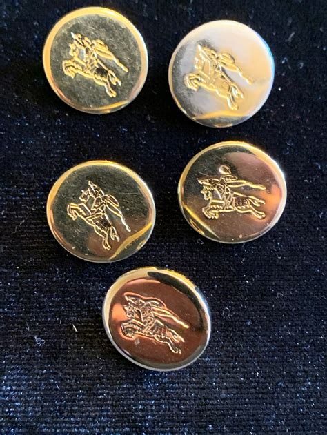 burberry replacement gold buttons